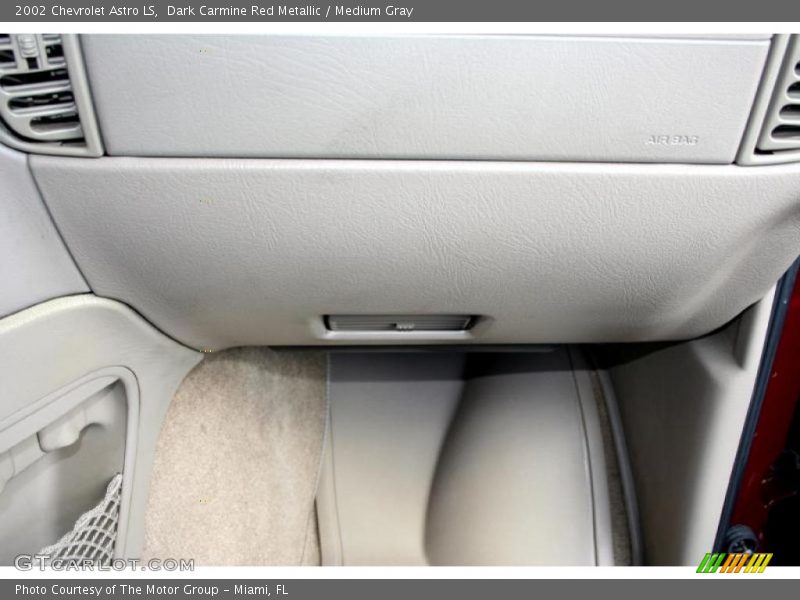 Dark Carmine Red Metallic / Medium Gray 2002 Chevrolet Astro LS