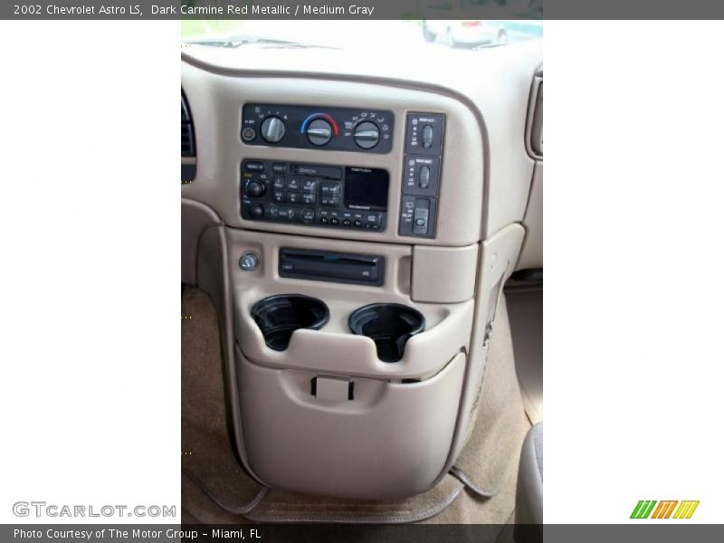 Dark Carmine Red Metallic / Medium Gray 2002 Chevrolet Astro LS