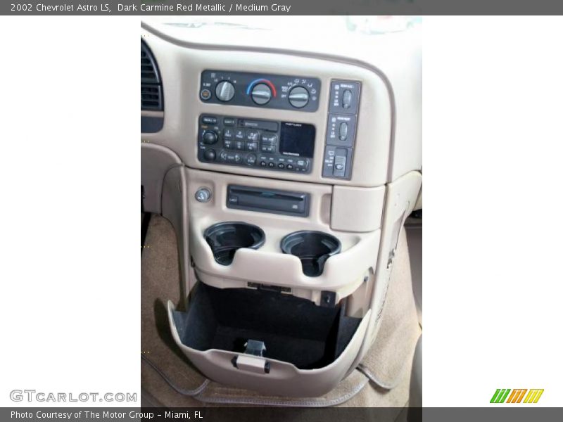 Dark Carmine Red Metallic / Medium Gray 2002 Chevrolet Astro LS