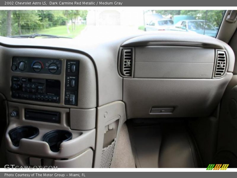 Dark Carmine Red Metallic / Medium Gray 2002 Chevrolet Astro LS