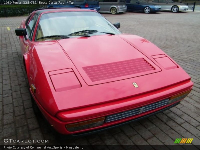 Rosso Corsa (Red) / Tan 1989 Ferrari 328 GTS
