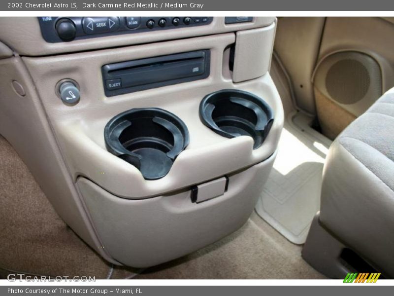 Dark Carmine Red Metallic / Medium Gray 2002 Chevrolet Astro LS