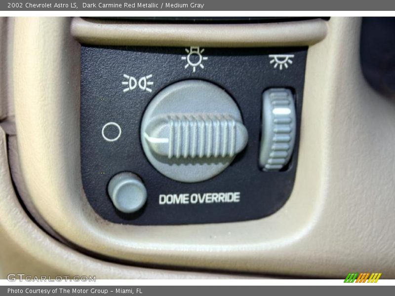 Dark Carmine Red Metallic / Medium Gray 2002 Chevrolet Astro LS