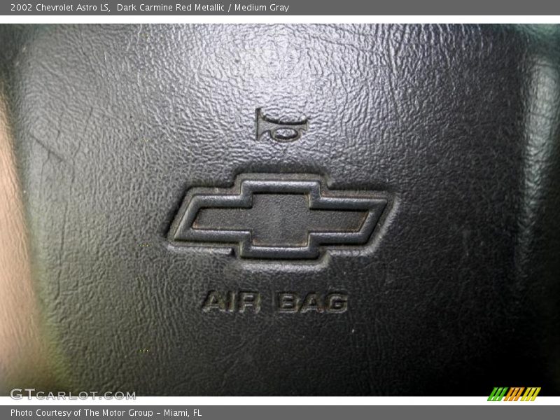Dark Carmine Red Metallic / Medium Gray 2002 Chevrolet Astro LS
