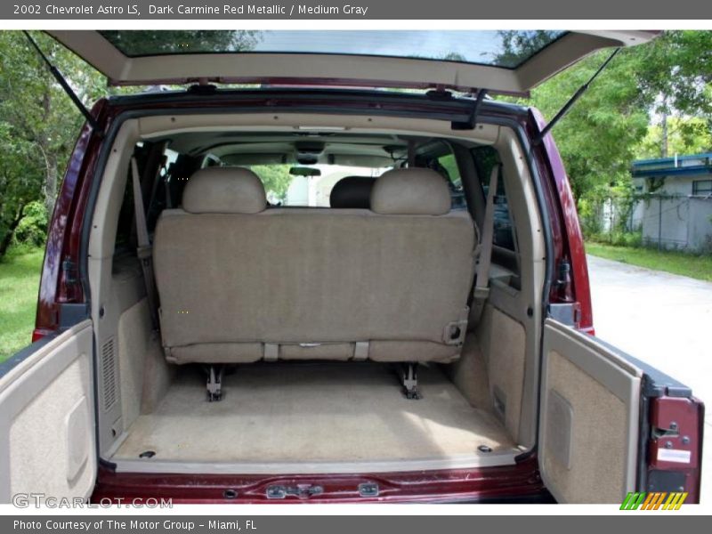 Dark Carmine Red Metallic / Medium Gray 2002 Chevrolet Astro LS