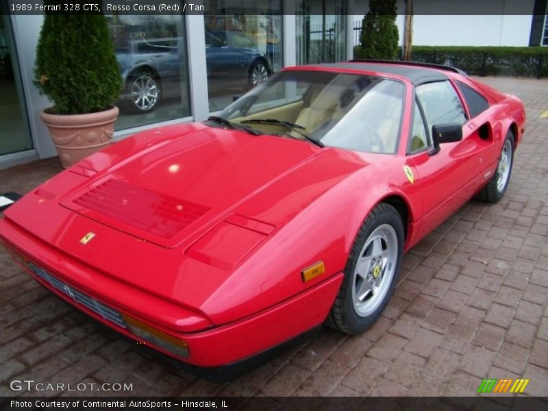 Rosso Corsa (Red) / Tan 1989 Ferrari 328 GTS