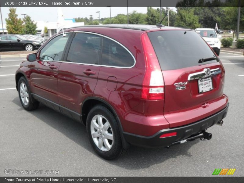 Tango Red Pearl / Gray 2008 Honda CR-V EX-L