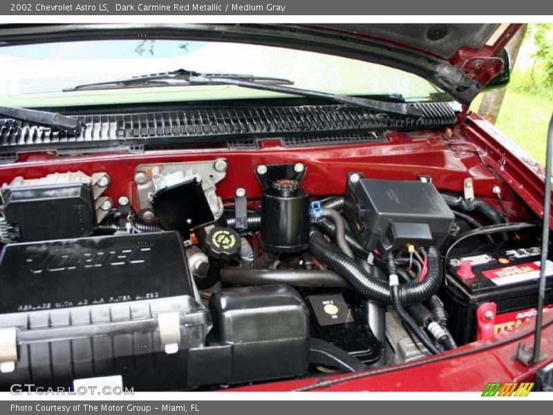 Dark Carmine Red Metallic / Medium Gray 2002 Chevrolet Astro LS
