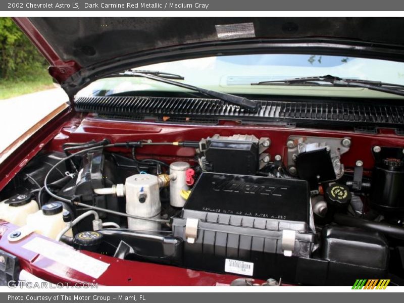 Dark Carmine Red Metallic / Medium Gray 2002 Chevrolet Astro LS