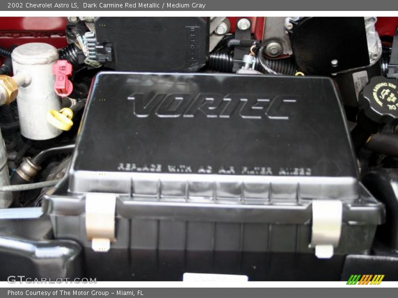 Dark Carmine Red Metallic / Medium Gray 2002 Chevrolet Astro LS
