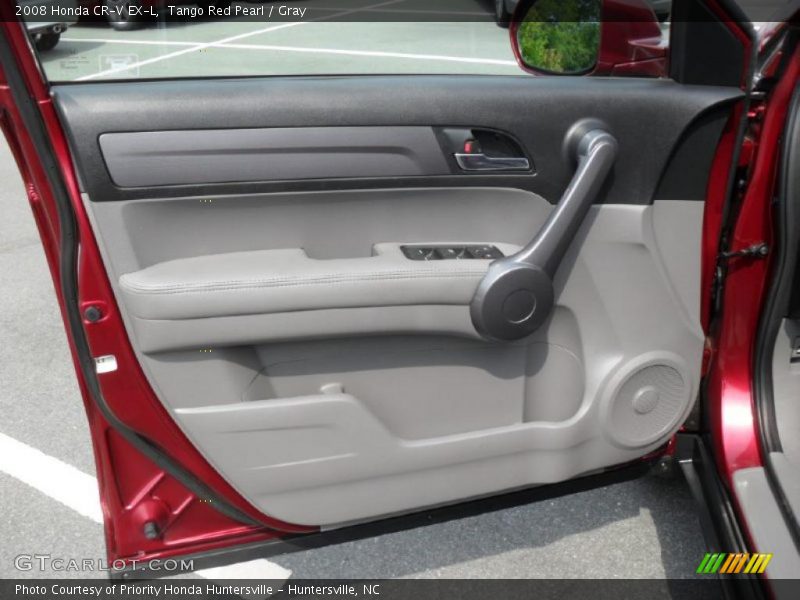 Tango Red Pearl / Gray 2008 Honda CR-V EX-L