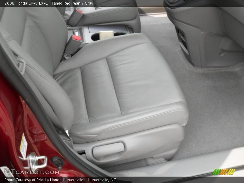Tango Red Pearl / Gray 2008 Honda CR-V EX-L