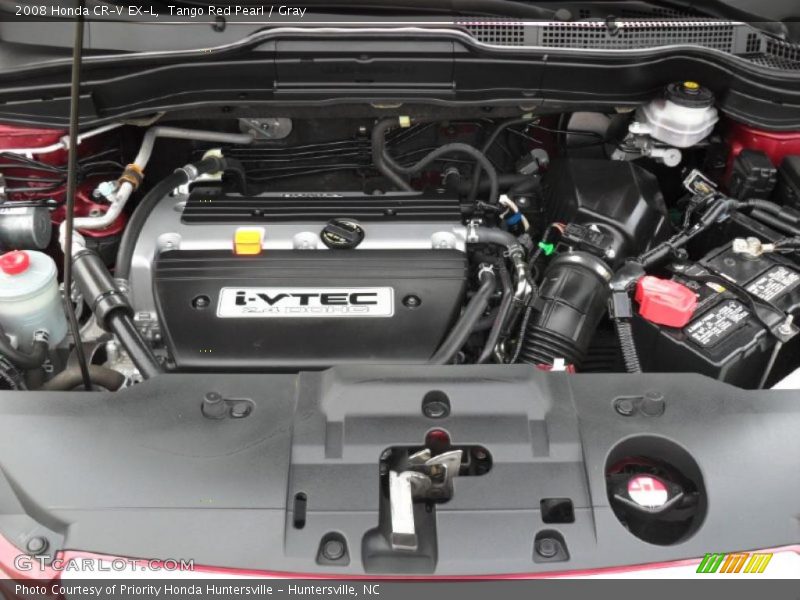 Tango Red Pearl / Gray 2008 Honda CR-V EX-L