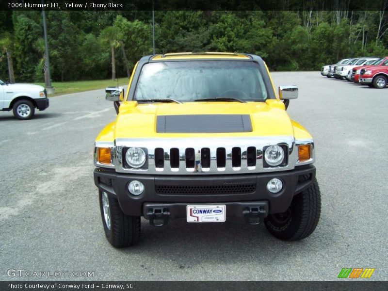Yellow / Ebony Black 2006 Hummer H3