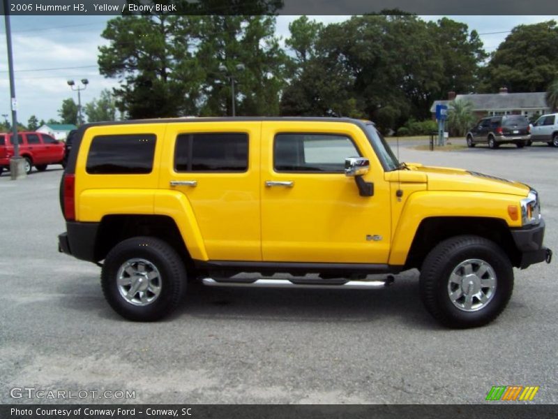 Yellow / Ebony Black 2006 Hummer H3
