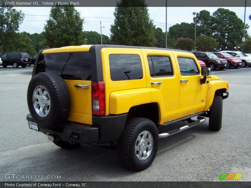 Yellow / Ebony Black 2006 Hummer H3