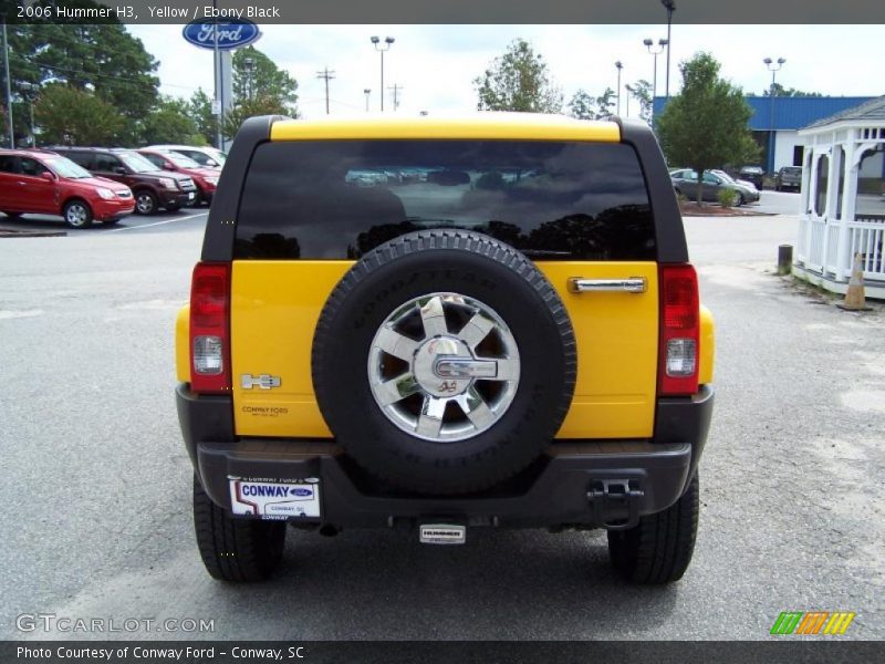 Yellow / Ebony Black 2006 Hummer H3