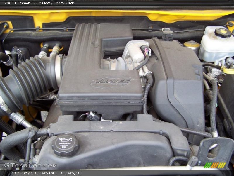 Yellow / Ebony Black 2006 Hummer H3