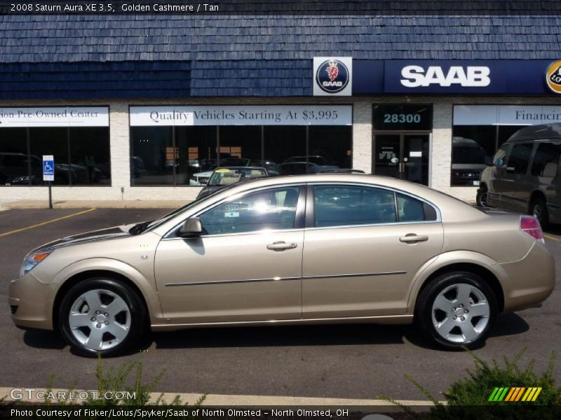 Golden Cashmere / Tan 2008 Saturn Aura XE 3.5