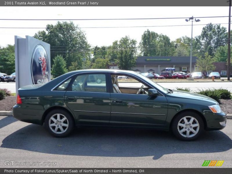 Woodland Green Pearl / Ivory 2001 Toyota Avalon XLS