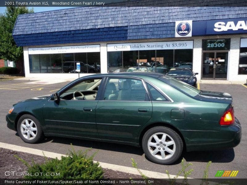 Woodland Green Pearl / Ivory 2001 Toyota Avalon XLS