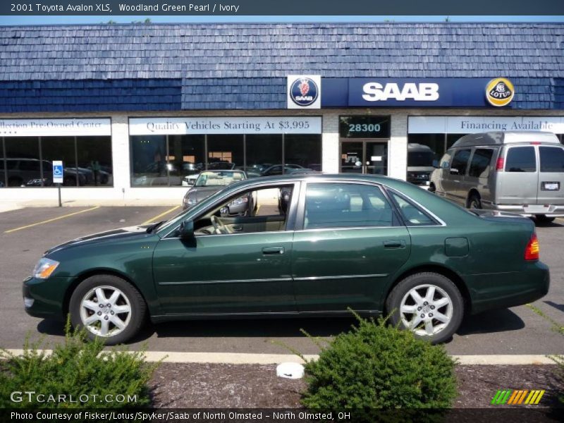 Woodland Green Pearl / Ivory 2001 Toyota Avalon XLS