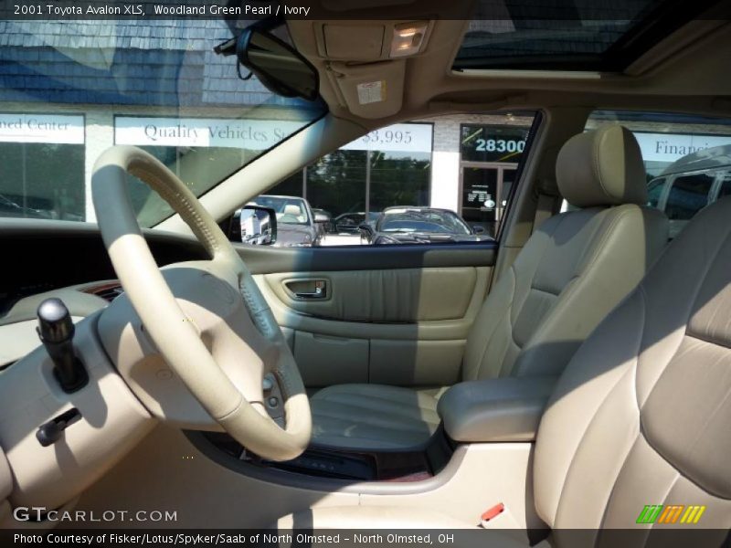 Woodland Green Pearl / Ivory 2001 Toyota Avalon XLS