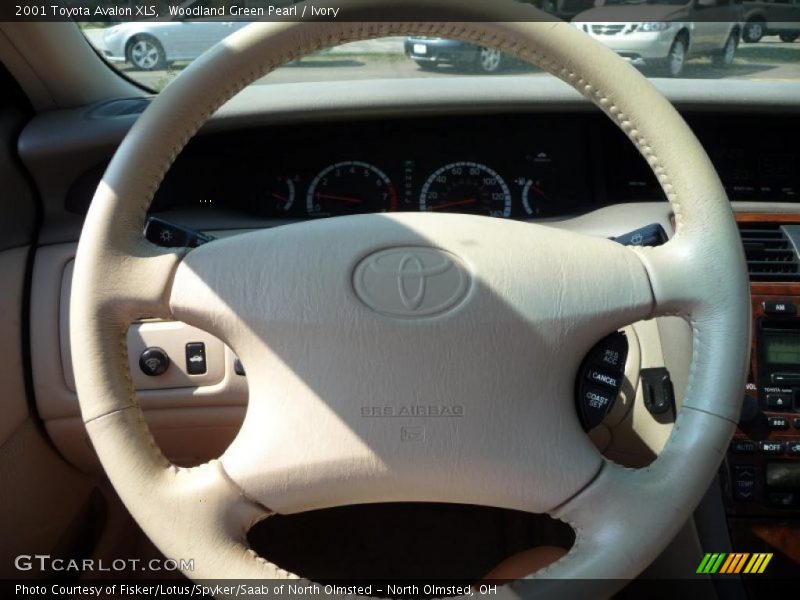 Woodland Green Pearl / Ivory 2001 Toyota Avalon XLS
