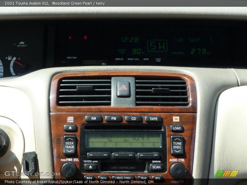 Woodland Green Pearl / Ivory 2001 Toyota Avalon XLS
