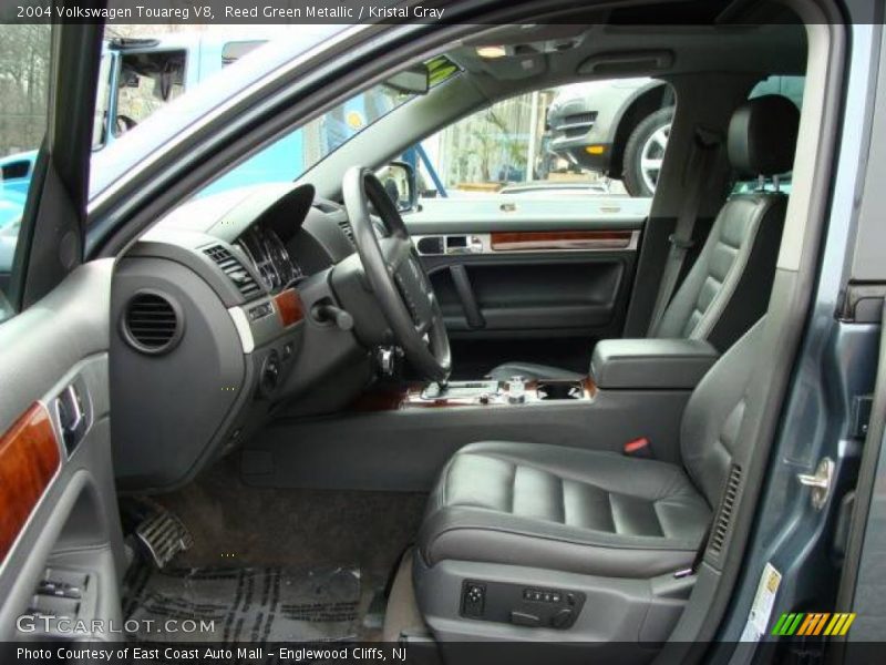 Reed Green Metallic / Kristal Gray 2004 Volkswagen Touareg V8