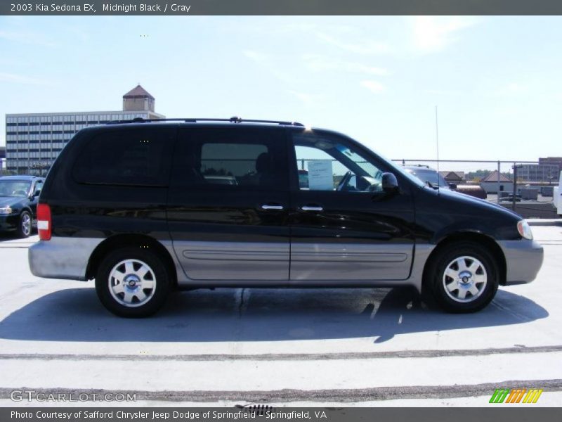 Midnight Black / Gray 2003 Kia Sedona EX