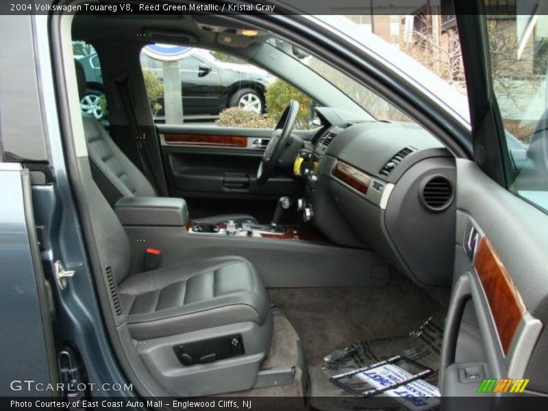 Reed Green Metallic / Kristal Gray 2004 Volkswagen Touareg V8