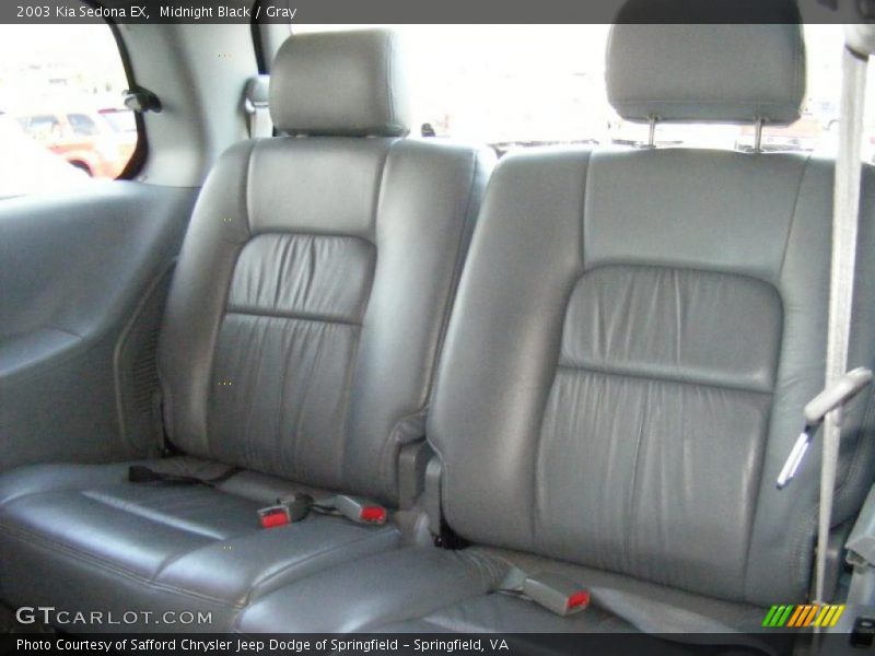 Midnight Black / Gray 2003 Kia Sedona EX