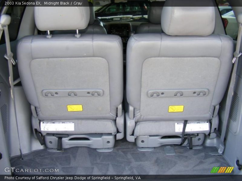Midnight Black / Gray 2003 Kia Sedona EX
