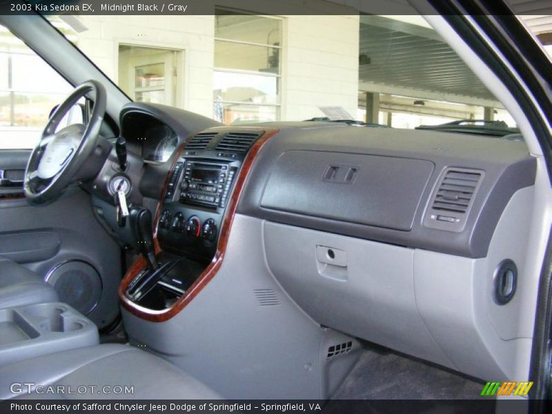 Midnight Black / Gray 2003 Kia Sedona EX