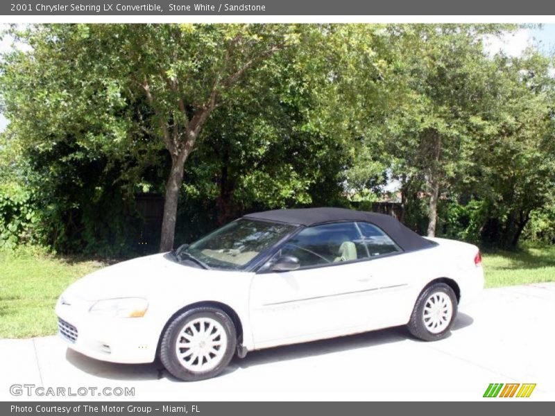 Stone White / Sandstone 2001 Chrysler Sebring LX Convertible