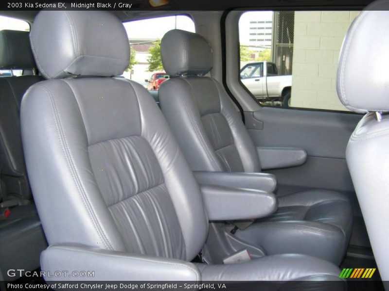 Midnight Black / Gray 2003 Kia Sedona EX