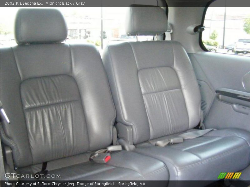 Midnight Black / Gray 2003 Kia Sedona EX