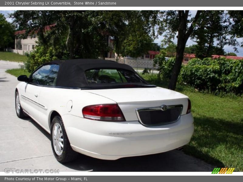 Stone White / Sandstone 2001 Chrysler Sebring LX Convertible