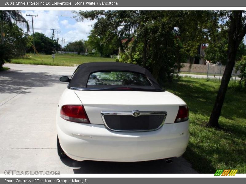 Stone White / Sandstone 2001 Chrysler Sebring LX Convertible