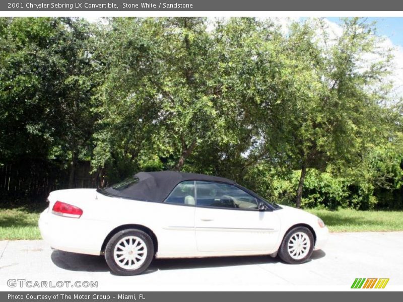 Stone White / Sandstone 2001 Chrysler Sebring LX Convertible