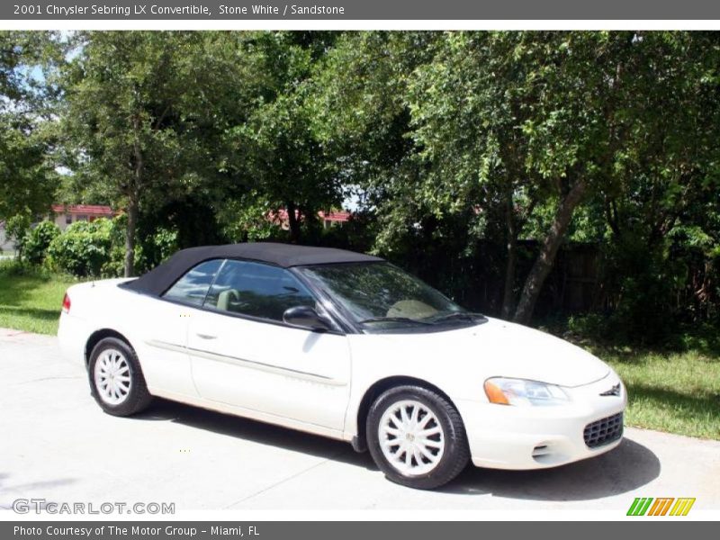 Stone White / Sandstone 2001 Chrysler Sebring LX Convertible