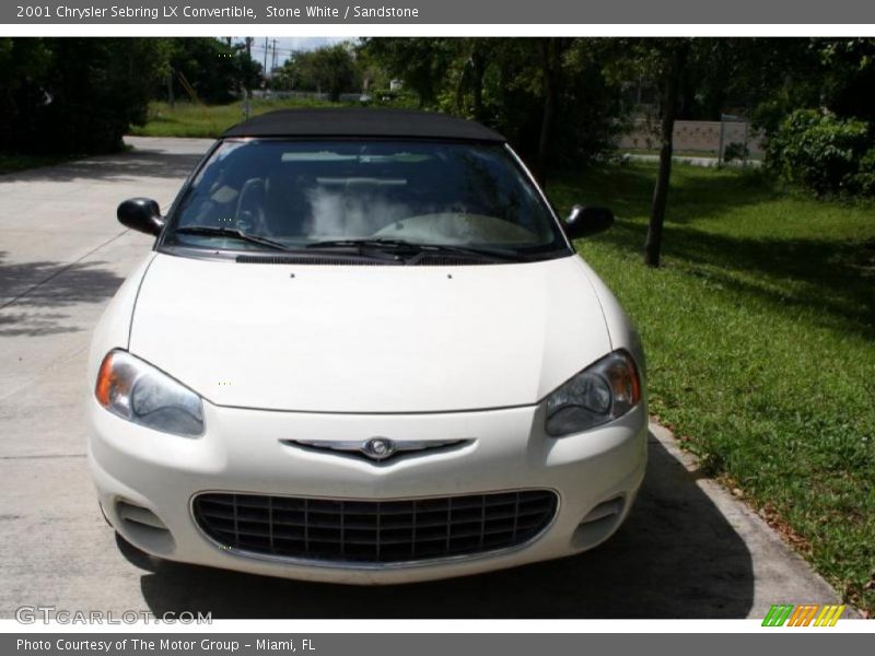 Stone White / Sandstone 2001 Chrysler Sebring LX Convertible