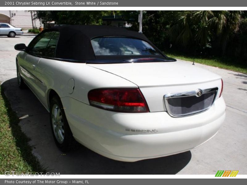 Stone White / Sandstone 2001 Chrysler Sebring LX Convertible