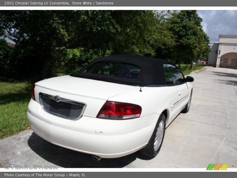 Stone White / Sandstone 2001 Chrysler Sebring LX Convertible