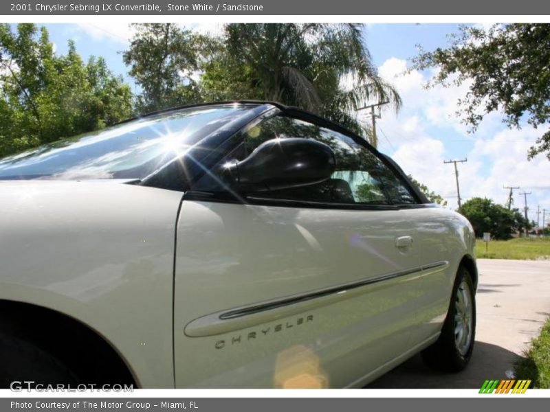 Stone White / Sandstone 2001 Chrysler Sebring LX Convertible