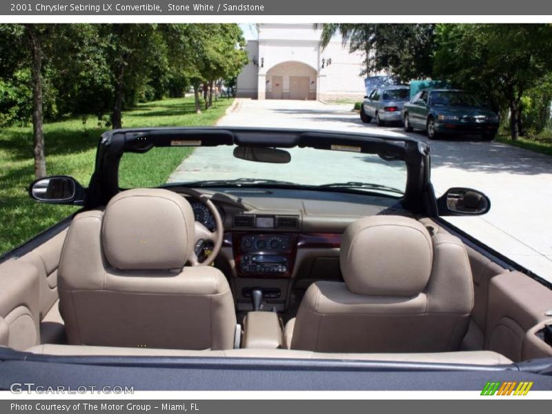 Stone White / Sandstone 2001 Chrysler Sebring LX Convertible