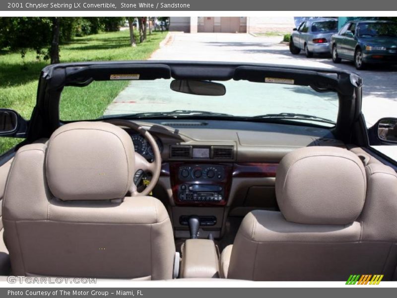 Stone White / Sandstone 2001 Chrysler Sebring LX Convertible