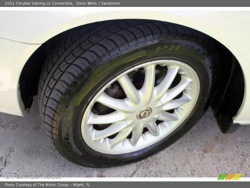 Stone White / Sandstone 2001 Chrysler Sebring LX Convertible