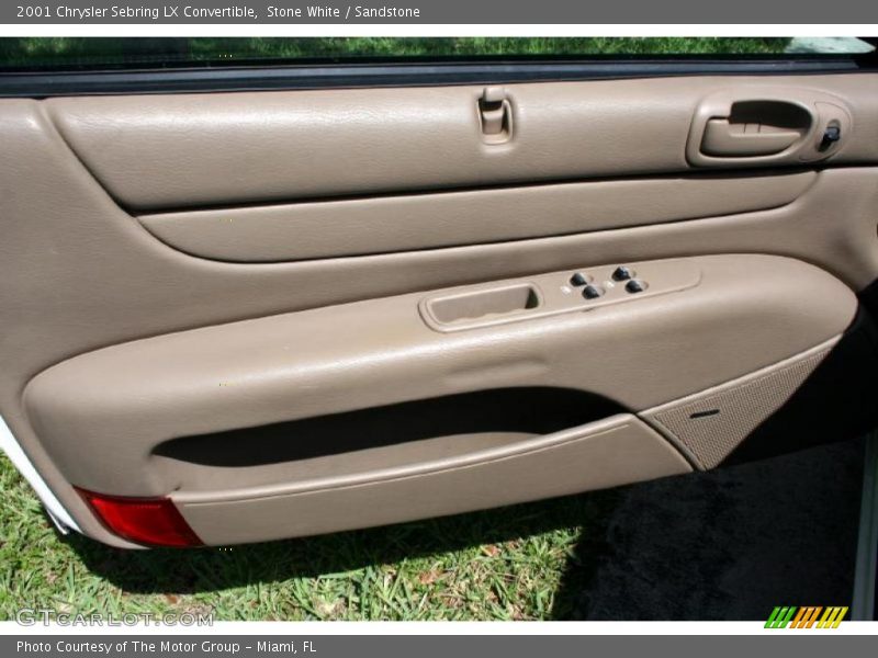 Stone White / Sandstone 2001 Chrysler Sebring LX Convertible
